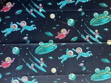 Load image into Gallery viewer, Mid Century Space Kids Fat Quarter 18x21
