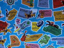 Load image into Gallery viewer, United States Colorful Kids 1/4 Yard Fabric
