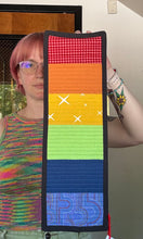 Load image into Gallery viewer, Rainbow Mini Quilt Wall Hanging #2
