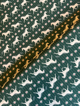 Load image into Gallery viewer, Green Howdy Happy Homestead Organic Cotton Fabric
