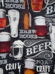 Brew House Beer Themed Cotton 1 Yard