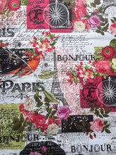 Load image into Gallery viewer, Parisian Collage Quilting Cotton 2 Yards
