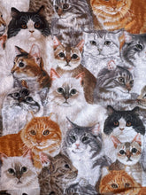 Load image into Gallery viewer, Cat Collages by David Textiles 1/2 Yard
