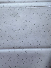 Load image into Gallery viewer, White fabric with small silver diamond patterns
