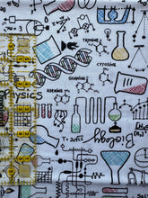 Load image into Gallery viewer, Science Print from Timeless Treasures 3/4 Yard
