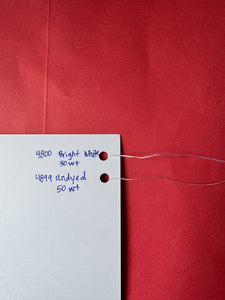 SAMPLE SWATCH- Scanfil Thread (30/2, Tex 35)