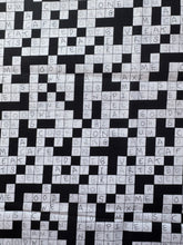 Load image into Gallery viewer, Crossword Puzzle Print 1/4 Yard
