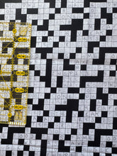 Load image into Gallery viewer, Crossword Puzzle Print 1/4 Yard
