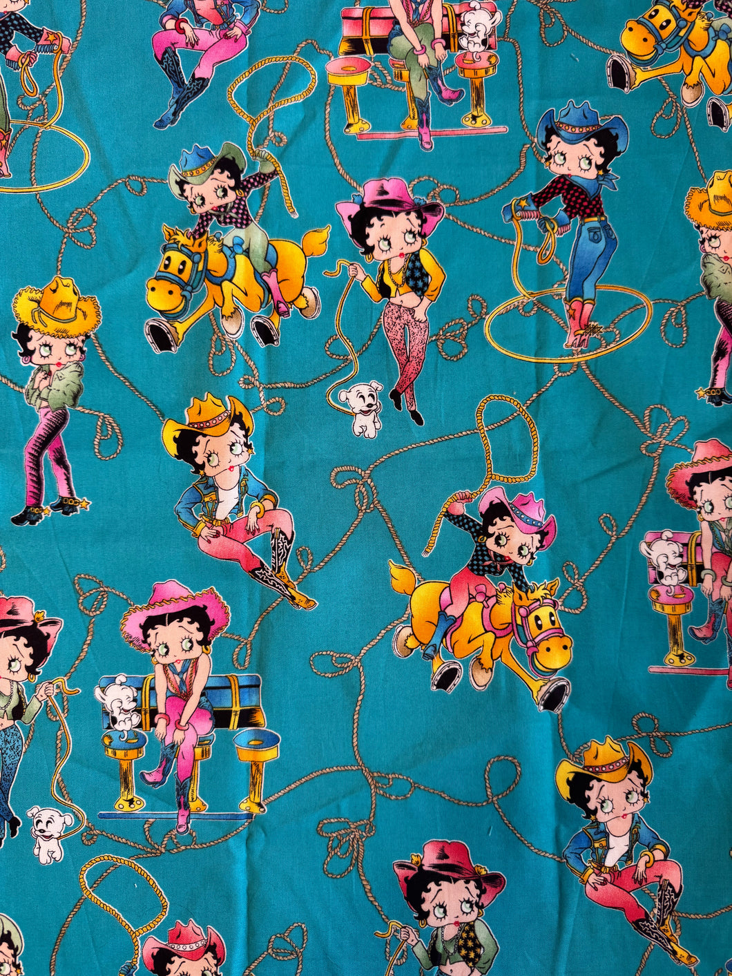 Betty Boop Western Remnant 42x19