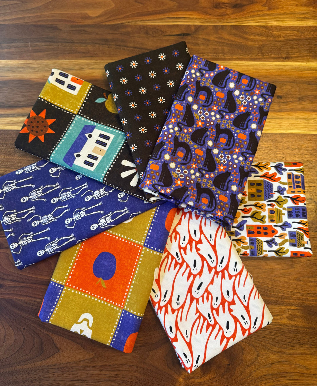 Sleepy Hollow 1 Yard Bundle Organic Quilting Cotton