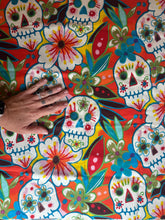 Load image into Gallery viewer, Calaveras de Color 24 inch Cotton

