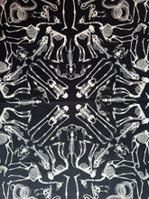 Load image into Gallery viewer, Alexander Henry Skeleton Fabric 1/2 Yard
