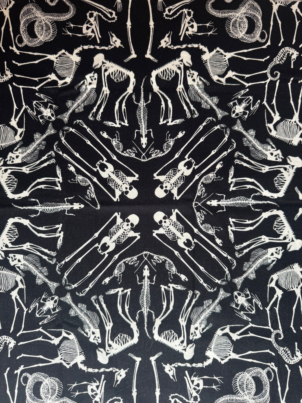 Alexander Henry Skeleton Fabric 1/2 Yard