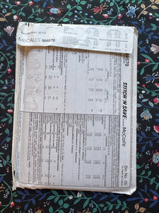 Simplicity 8222 Sewing Pattern