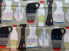Load image into Gallery viewer, Mid Century Vessels 1/2 Yard Cotton Fabric
