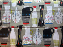 Load image into Gallery viewer, Mid Century Vessels 1/2 Yard Cotton Fabric
