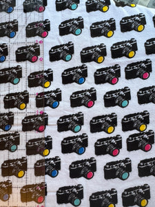 Camera Fleece 2 Yards Blanket Backing