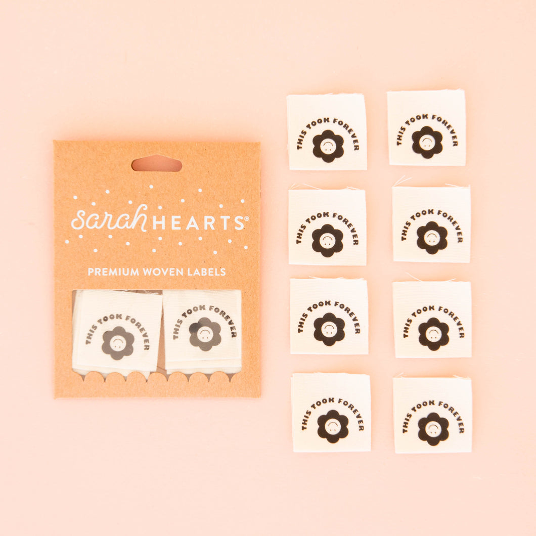 This Took Forever - Sewing Organic Cotton Labels