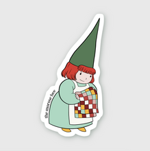 Load image into Gallery viewer, Quilty Gnome Sticker
