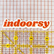 Load image into Gallery viewer, Indoorsy Vinyl Sticker
