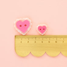 Load image into Gallery viewer, Pink Sweet Heart Large 1" Buttons
