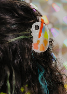 Paint Palette Hair Claw