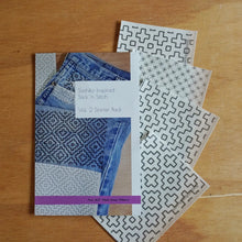 Load image into Gallery viewer, Sashiko Inspired Mending Stick and Stitch Patterns- Vol 2
