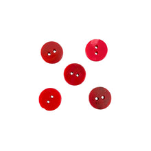 Load image into Gallery viewer, Little Recycled Plastic Buttons - Red
