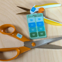 Load image into Gallery viewer, Stickers To Protect Your Fabric Scissors / Shears
