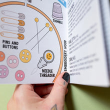 Load image into Gallery viewer, Embroidery + Cross Stitch Basics Guide Zine
