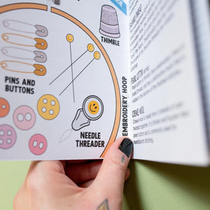 Embroidery + Cross Stitch Basics Guide Zine