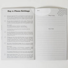Load image into Gallery viewer, Unplugged: A Workbook To Reset Your Relationship w/ Screens
