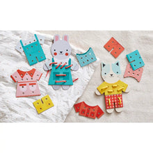 Load image into Gallery viewer, Petit Friends Dress-Up Lacing Set
