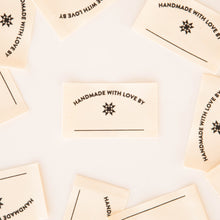 Load image into Gallery viewer, Handmade with Love Organic Cotton Write-in Quilt Labels
