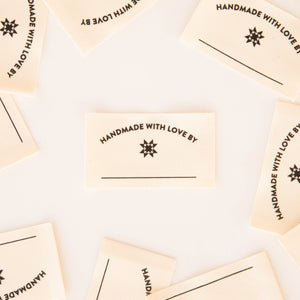 Handmade with Love Organic Cotton Write-in Quilt Labels