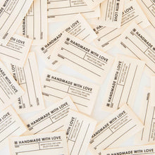 Load image into Gallery viewer, Quilt Info Large Write-in Organic Cotton Sewing Labels
