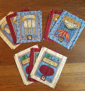 Gardening Label Fabric Pieces
