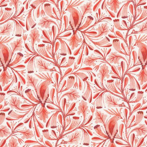 Red Xanthia Birds & Branches Organic Quilting Cotton Fat Quarters