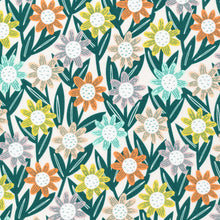 Load image into Gallery viewer, Colorful Blooms Organic Quilter&#39;s Weight Cotton
