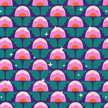 Load image into Gallery viewer, Sparkle Flower Quilters Weight Organic Cotton
