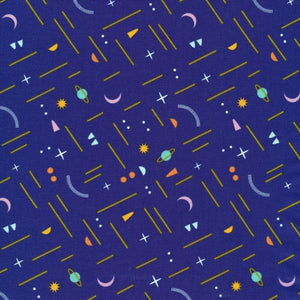 Wild Cosmos Fat Quarter Quilters Weight Organic Cotton