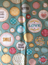 Load image into Gallery viewer, Embroidery Hoop Pattern Cotton 1/2 Yard
