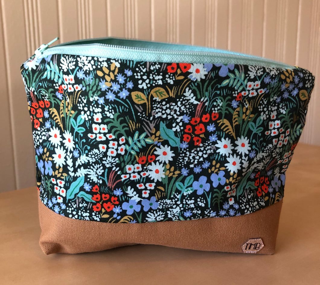 Rifle Paper Floral Zipper