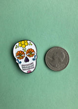 Load image into Gallery viewer, Sugar Skull Enamel Pin
