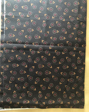 Load image into Gallery viewer, Brown Floral Pattern Fabric 1/2 Yard
