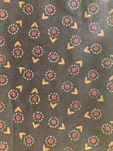 Load image into Gallery viewer, Brown Floral Pattern Fabric 1/2 Yard
