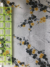 Load image into Gallery viewer, Blue Cherry Blossom Silk-Like Fabric 1/2 Yard
