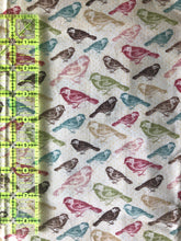 Load image into Gallery viewer, Bird Print Quilting Cotton 1/2 Yard
