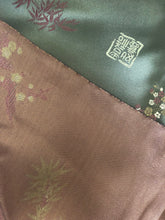 Load image into Gallery viewer, Earth Tone Silk-Like Fabric 1 Yard
