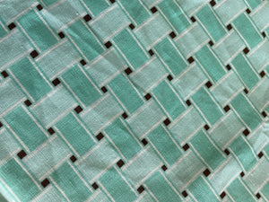 Basket Weave Pattern Cotton Blend 34"